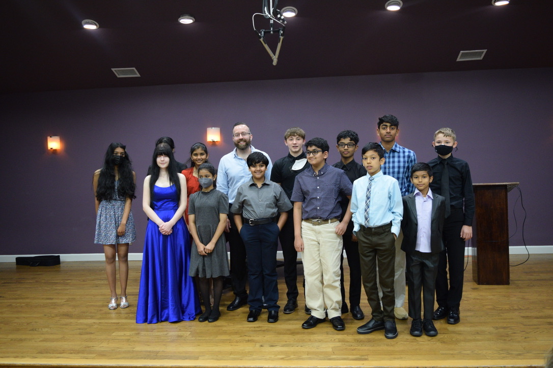 David Price Music students at a later studio recital